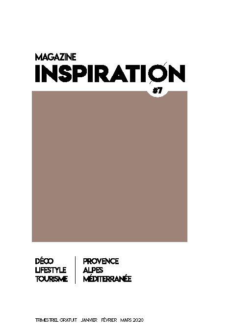 Inspiration Magazine Hiver 2020